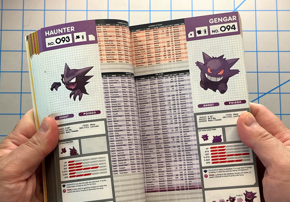 Pokemon Pocket Pokedex Interior